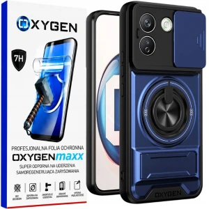 Etui na telefon Redmi Note 17 Pro Max 5G Niebieskie Oxygen XR MagSafe + Super Folia
