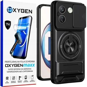 Etui na telefon Redmi Note 17 Pro Max 5G Czarne Oxygen XR MagSafe + Super Folia