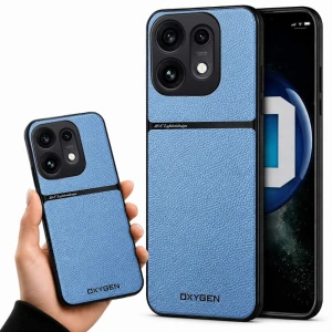 Etui na telefon Oppo Reno16 Niebieskie Oxygen LUXE MagSafe