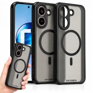 Etui na telefon POCO X8 Pro Czarne Oxygen MAT MagSafe