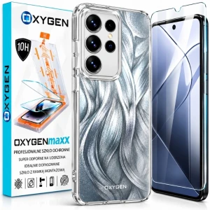 Etui na telefon Samsung Galaxy S25 ULTRA Oxygen LUNA + Szkło Hartowane
