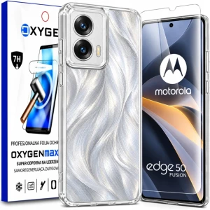 Etui na telefon Motorola Edge 50 FUSION Oxygen LUNA + Super Folia
