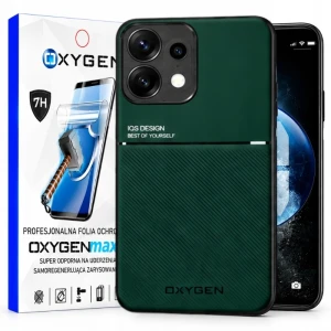 Etui na telefon Oppo Reno16 F Zielone Oxygen IQS + Super Folia