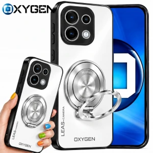 Etui na telefon Oppo Reno16 F Białe Oxygen Leas MAGSAFE
