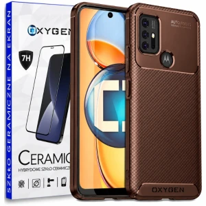 Etui na telefon Motorola G10 Oxygen GT + Szkło Ceramiczne