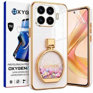 Etui na telefon Xiaomi 17T Białe Oxygen ARIA + Super Folia