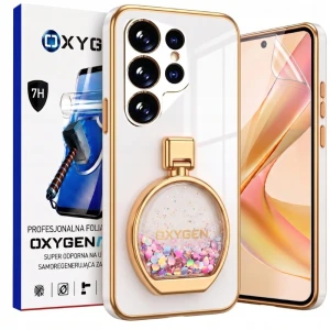 Etui na telefon Samsung Galaxy S26 ULTRA Białe Oxygen ARIA + Super Folia