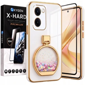 Etui na telefon Redmi Note 17 Pro Max 5G Białe Oxygen ARIA + Szkło Hartowane X-HARD