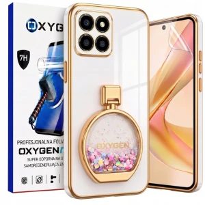 Etui na telefon Motorola Moto G86 Power Białe Oxygen ARIA + Super Folia
