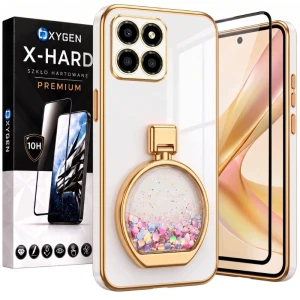 Etui na telefon Xiaomi 17 Białe Oxygen ARIA + Szkło Hartowane X-HARD