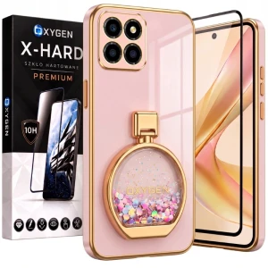Etui na telefon Xiaomi 15T Różowe Oxygen ARIA + Szkło Hartowane X-HARD