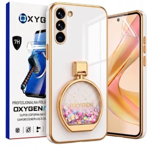 Etui na telefon Samsung S24 PLUS Białe Oxygen ARIA + Super Folia