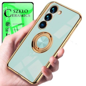 Etui na telefon Samsung S23 Oxygen Chic + Szkło Ceramiczne