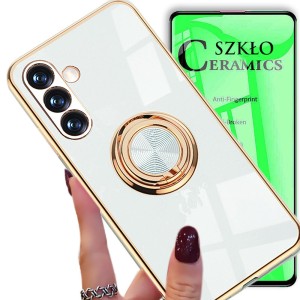 Etui na telefon Samsung Galaxy A34 Oxygen Chic + Szkło Ceramiczne