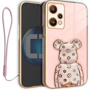 Etui na telefon Realme 9 Pro Oxygen BeaR Różowe + Smycz