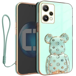 Etui na telefon Realme 9 Pro Oxygen BeaR Miętowe + Smycz