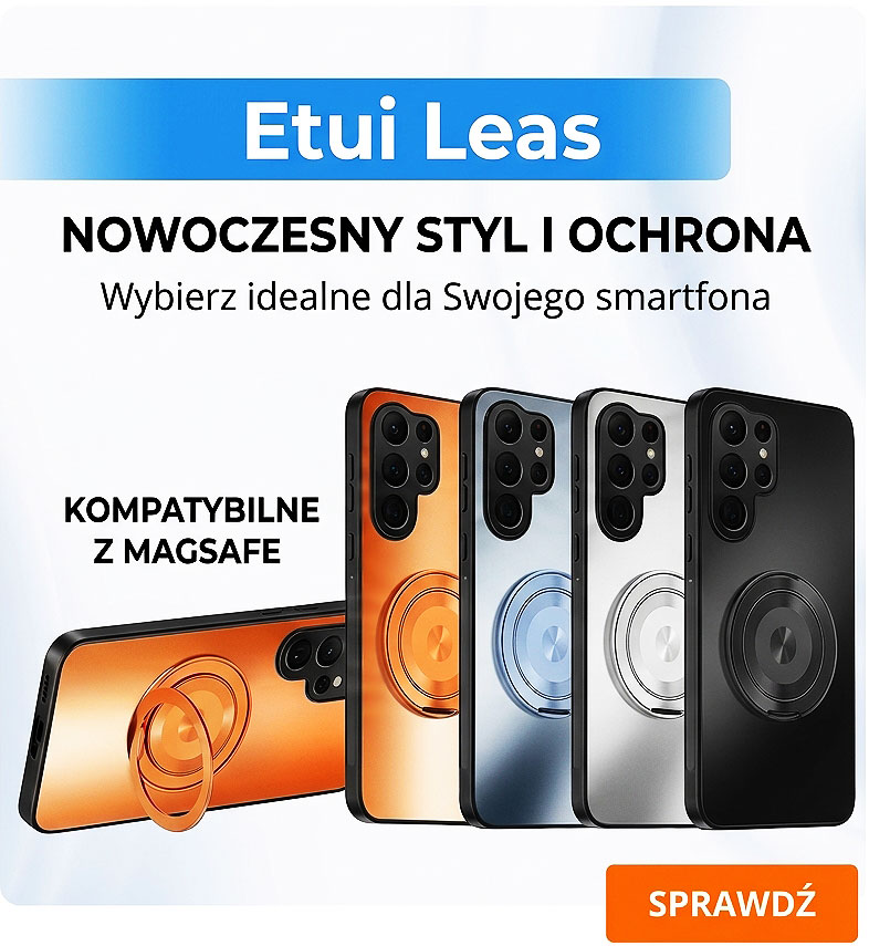 Etui Leas — nowoczesny styl i ochrona, kompatybilne z MagSafe